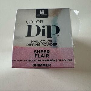 Ulta Beauty Red Carpet Color Dip Nail Polish Sheer Flair Pink Beige Shim…